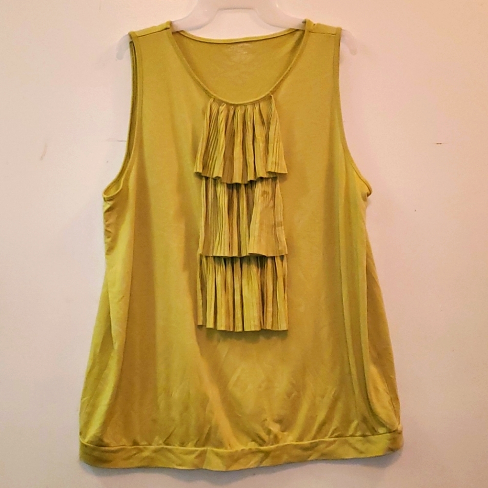 Lime Green Sleeveless Top